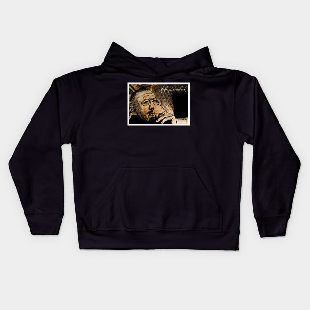 John Steinbeck Kids Hoodie by ifowrestling